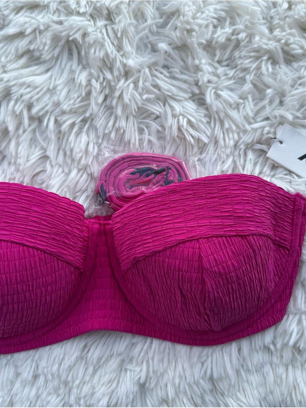 DKNY Pink Bikini Top - - Picture 3 of 4